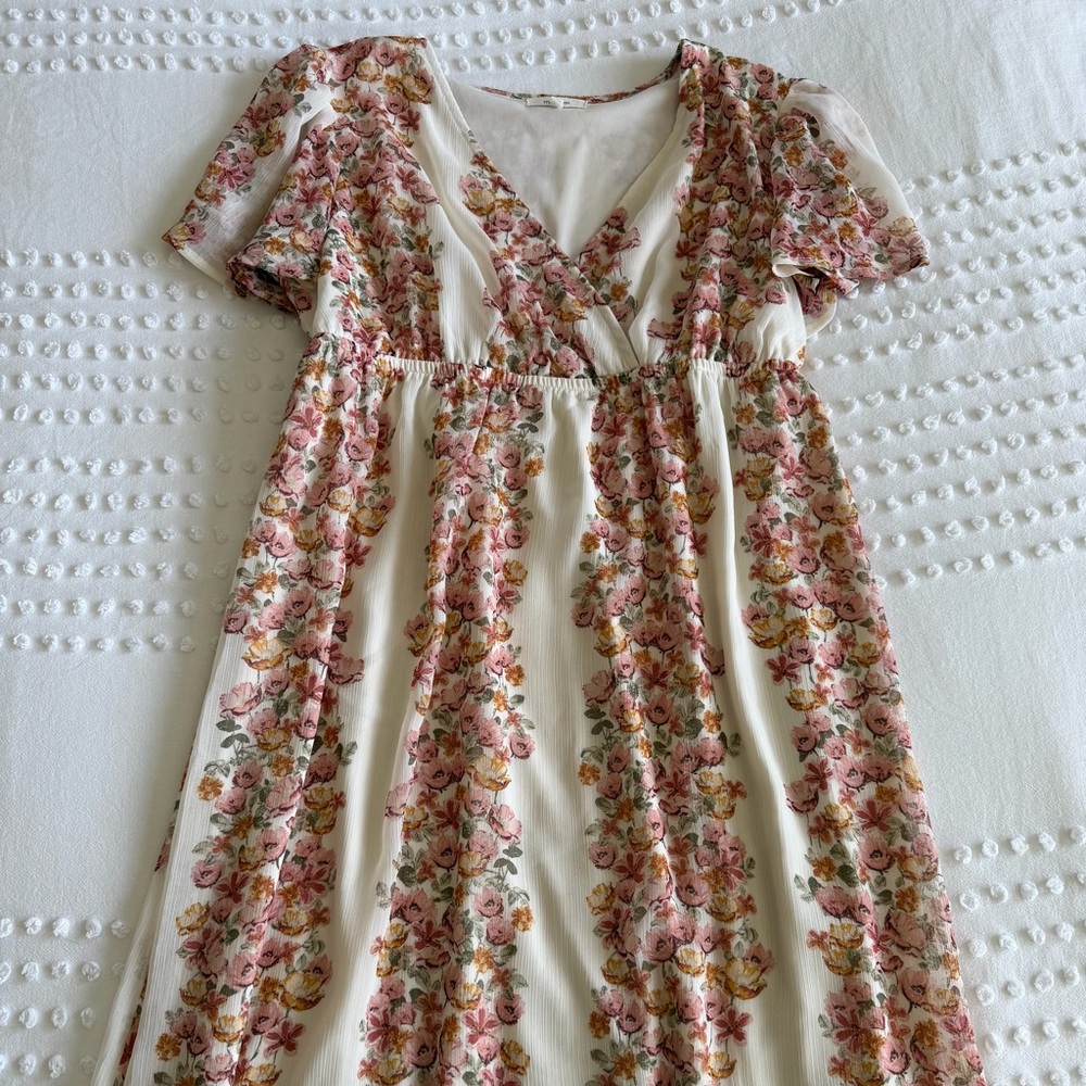Floral Maternity/Nursing Dress